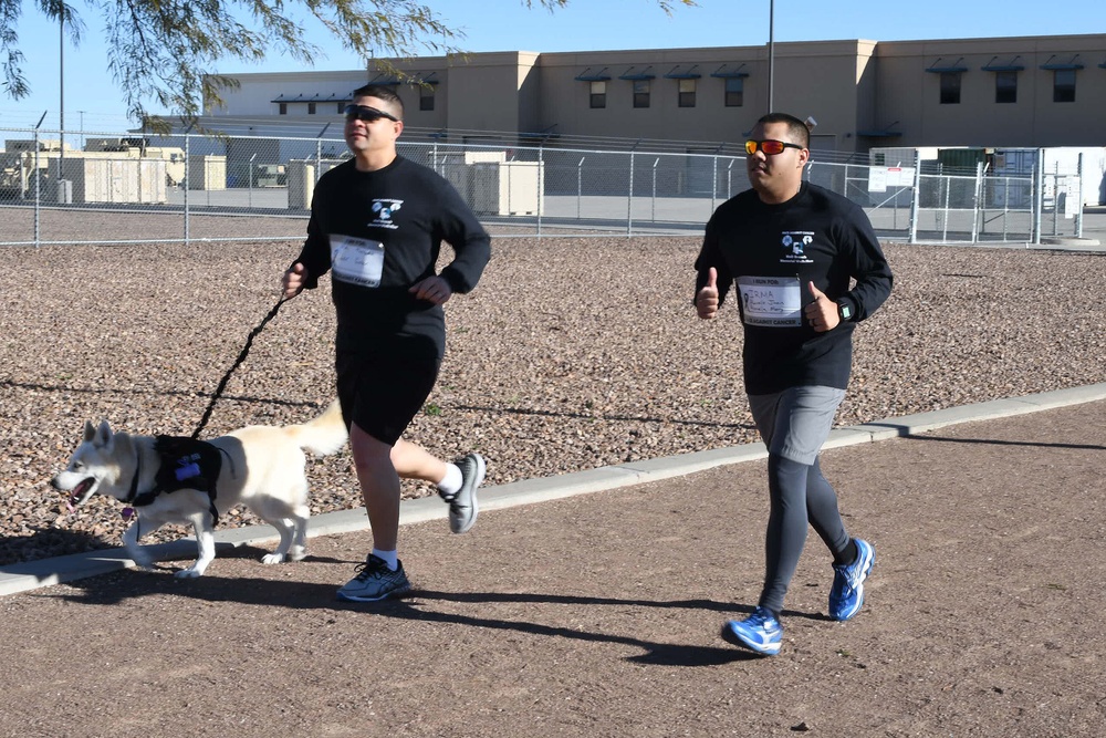 Race against Cancer: 210th RSG holds memorial walk, run event