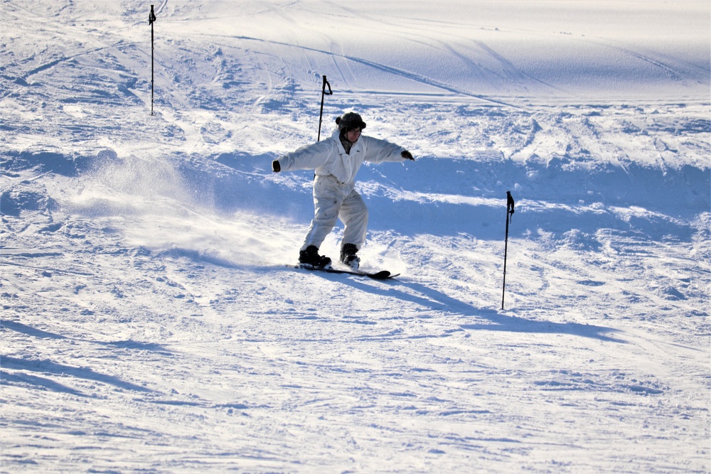 CWOC Class 19-02 students complete skiing familiarization while training at Fort McCoy