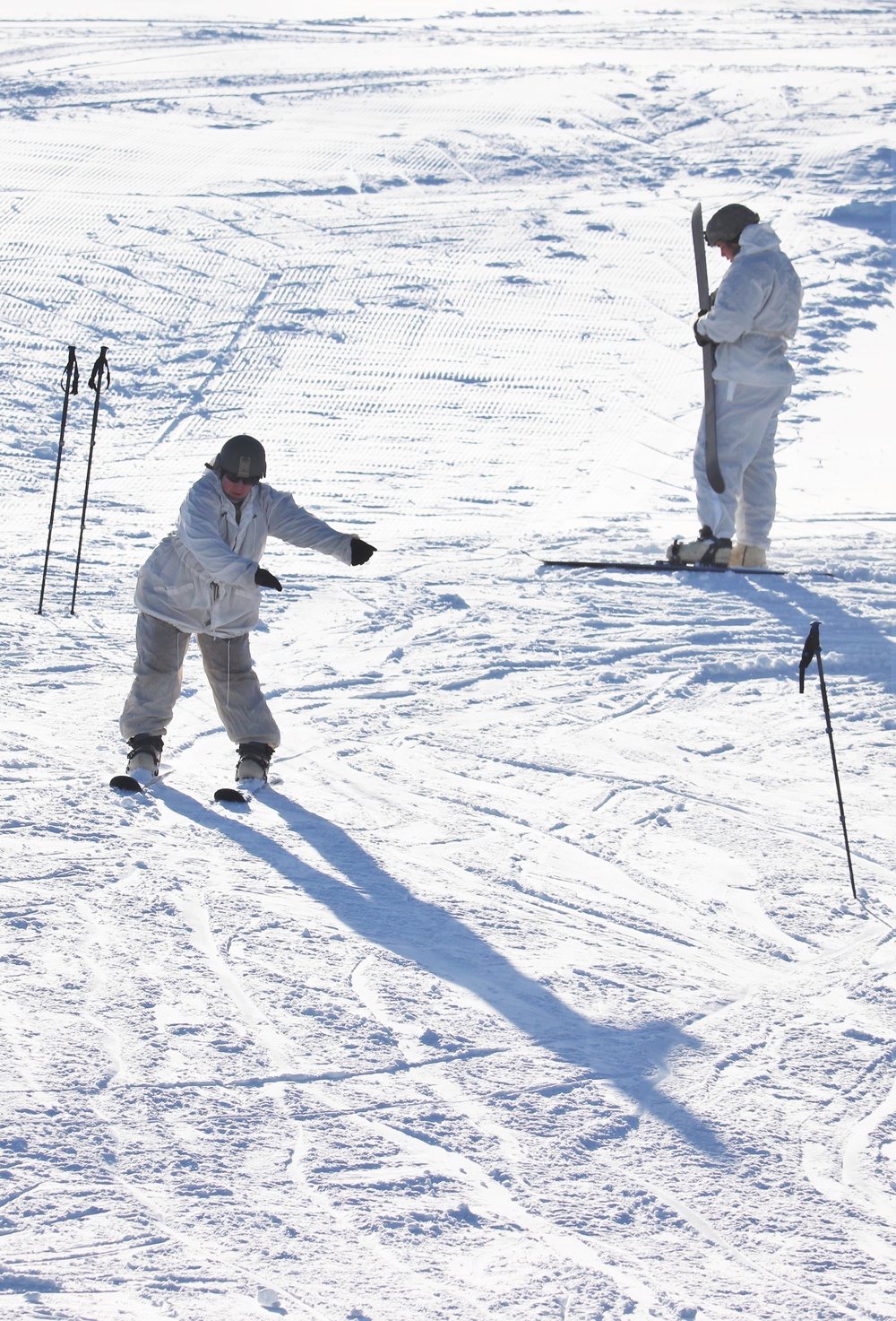 CWOC Class 19-02 students complete skiing familiarization while training at Fort McCoy