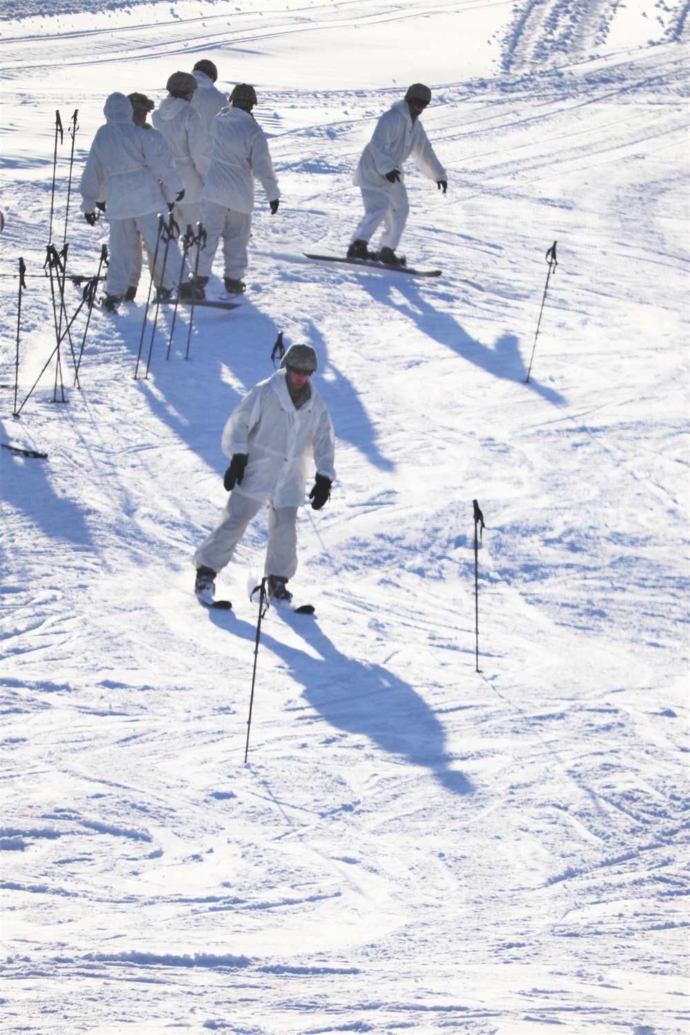 CWOC Class 19-02 students complete skiing familiarization while training at Fort McCoy