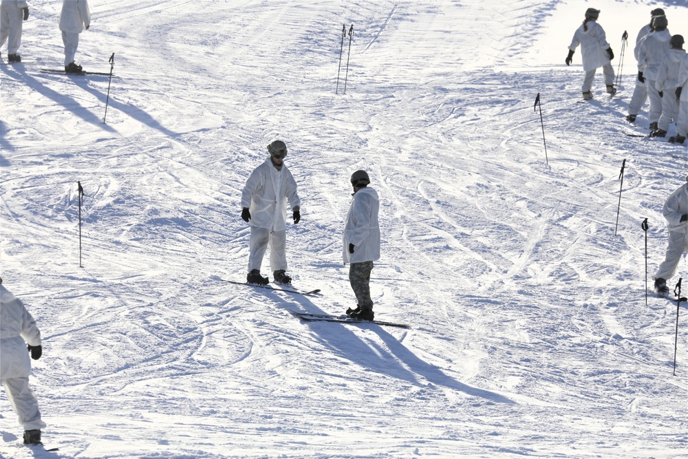 CWOC Class 19-02 students complete skiing familiarization while training at Fort McCoy