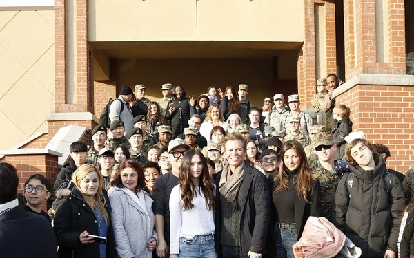 Megan Fox visits troops in South Korea
