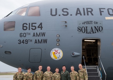 Final flight with a view