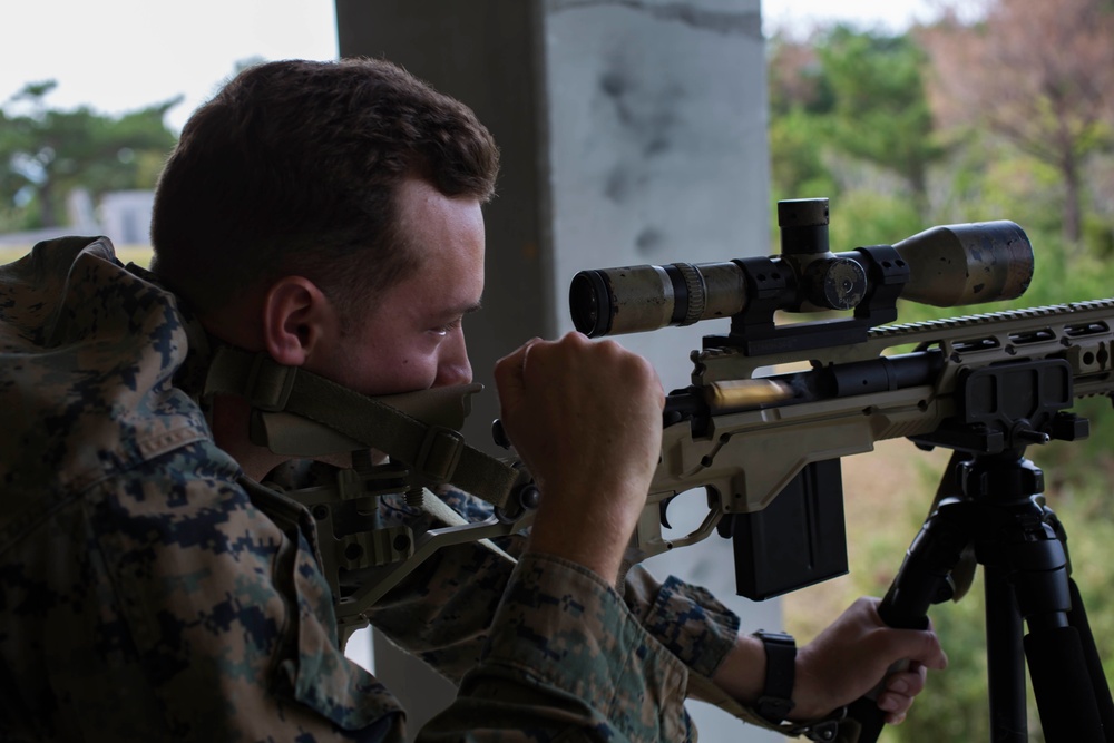 Pre-Sniper course with 3d Marine Division