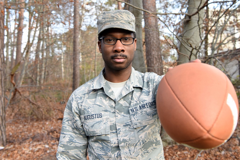 Airman goes home for Salute to Service Airman goes home for Salute to Service