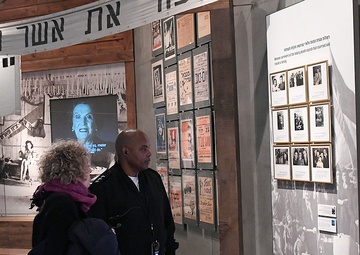 Lt. Gen. Stephen M. Twitty, Deputy Commander, United States European Command,  visit Yad Vashem on January 15, 2019