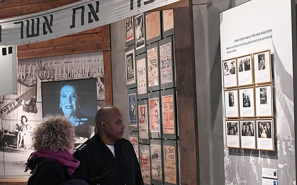 Lt. Gen. Stephen M. Twitty, Deputy Commander, United States European Command,  visit Yad Vashem on January 15, 2019