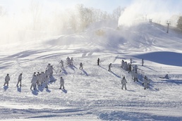 CWOC Class 19-02 students complete skiing familiarization while training at Fort McCoy