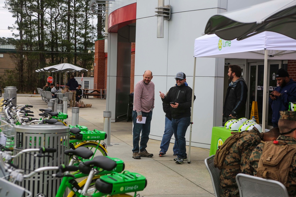 Lime Bikes offer alternatives for Marines