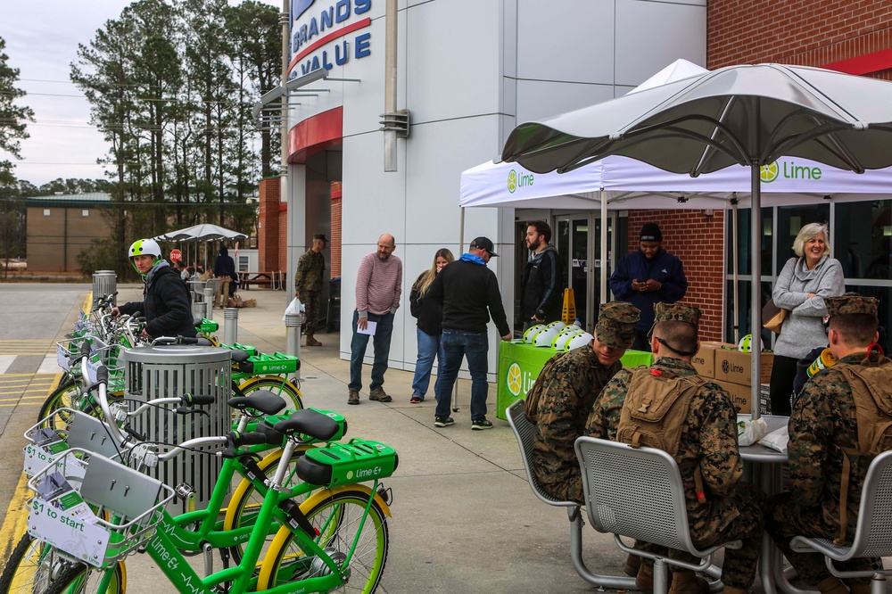 Lime Bikes offer alternatives for Marines