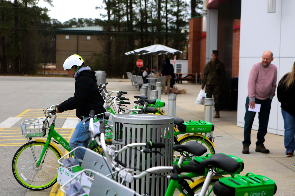 Lime Bikes offer alternatives for Marines