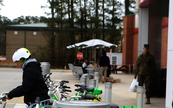 Lime Bikes offer alternatives for Marines