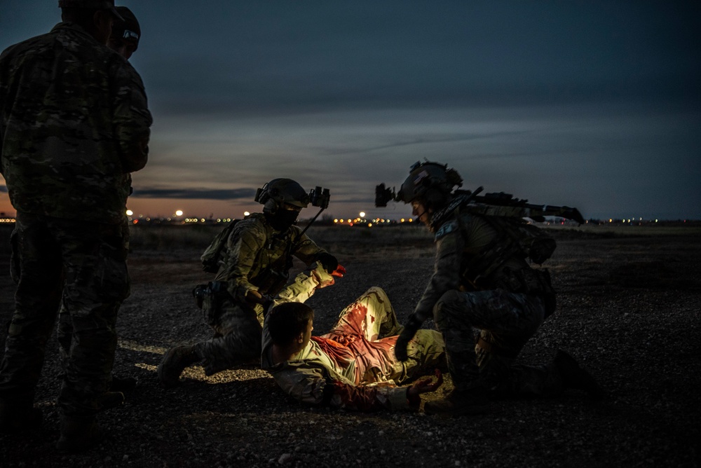 Airmen participate in mass casualty exercise