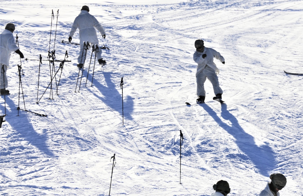 CWOC Class 19-02 students complete skiing familiarization while training at Fort McCoy