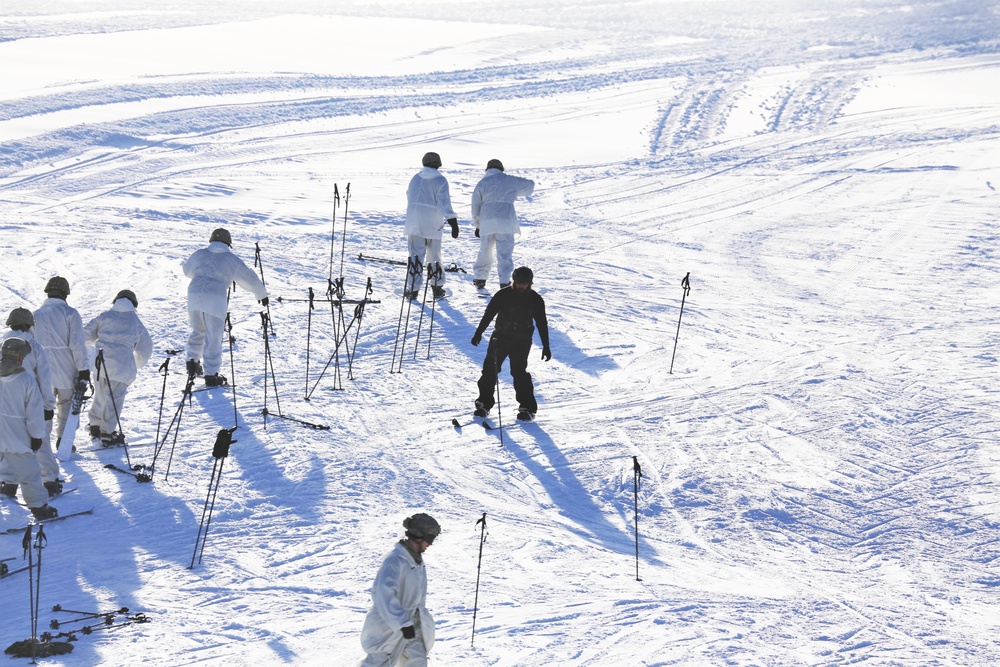 CWOC Class 19-02 students complete skiing familiarization while training at Fort McCoy