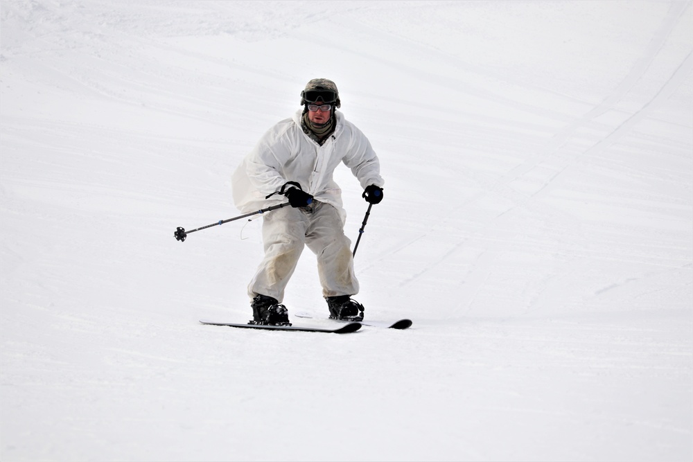 CWOC Class 19-02 students complete skiing familiarization while training at Fort McCoy