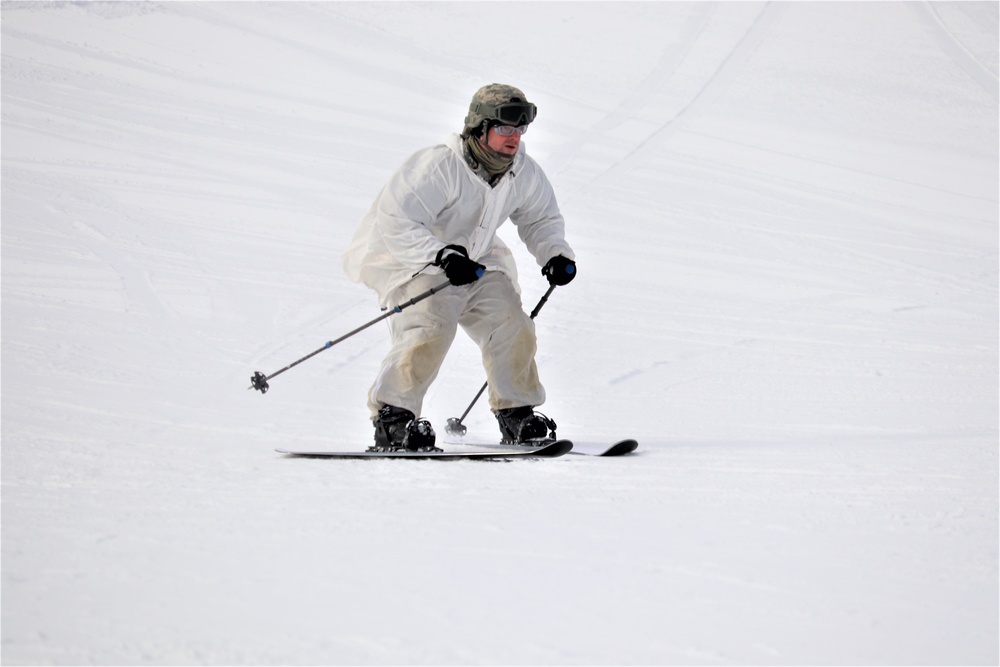 CWOC Class 19-02 students complete skiing familiarization while training at Fort McCoy