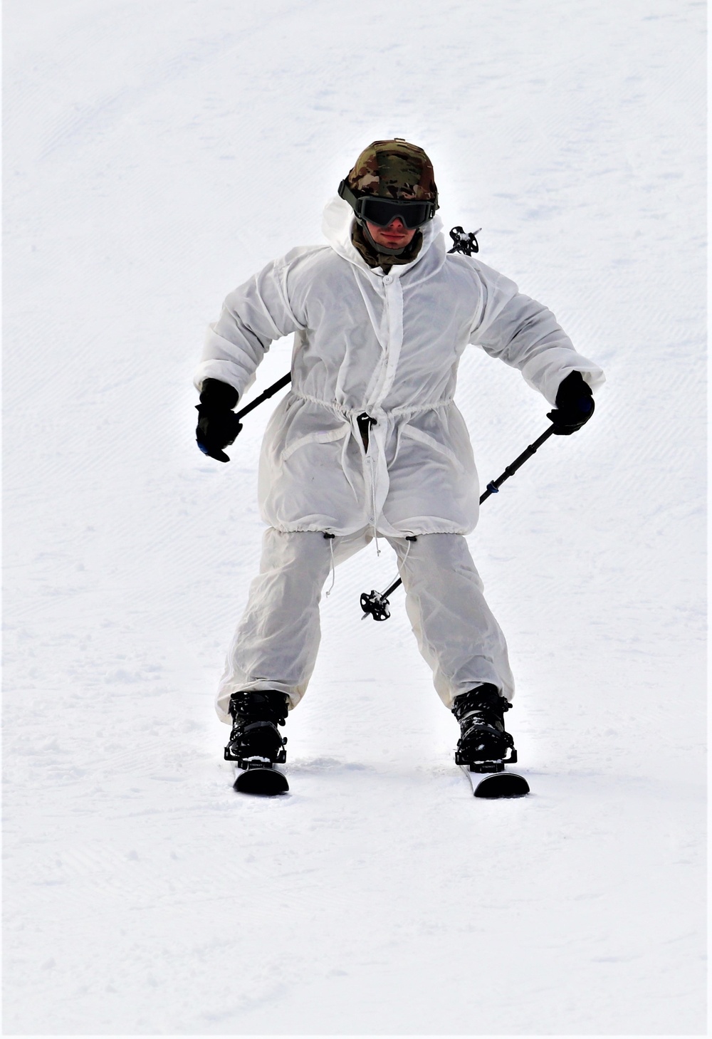 CWOC Class 19-02 students complete skiing familiarization while training at Fort McCoy