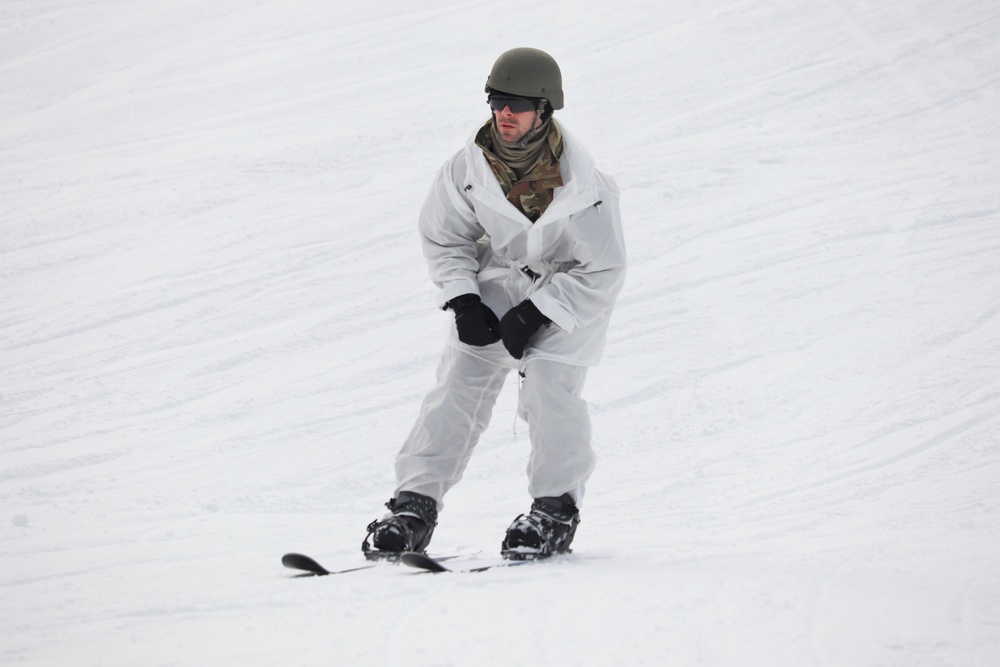 CWOC Class 19-02 students complete skiing familiarization while training at Fort McCoy