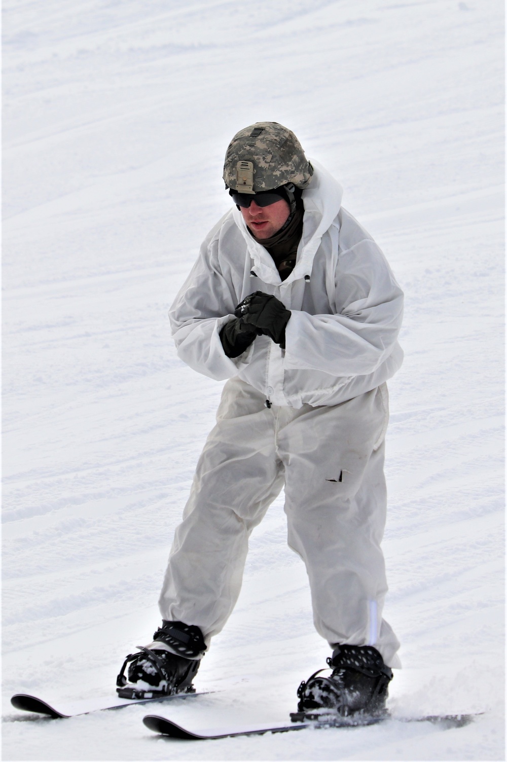 CWOC Class 19-02 students complete skiing familiarization while training at Fort McCoy