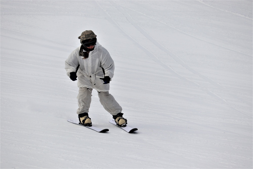 CWOC Class 19-02 students complete skiing familiarization while training at Fort McCoy