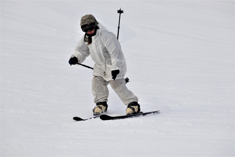 CWOC Class 19-02 students complete skiing familiarization while training at Fort McCoy