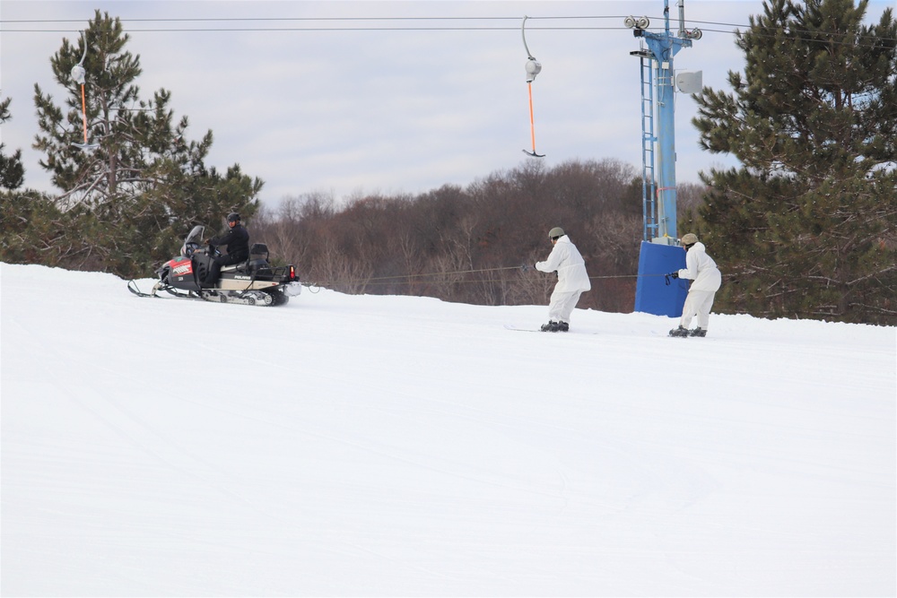 CWOC Class 19-02 students complete skiing familiarization while training at Fort McCoy