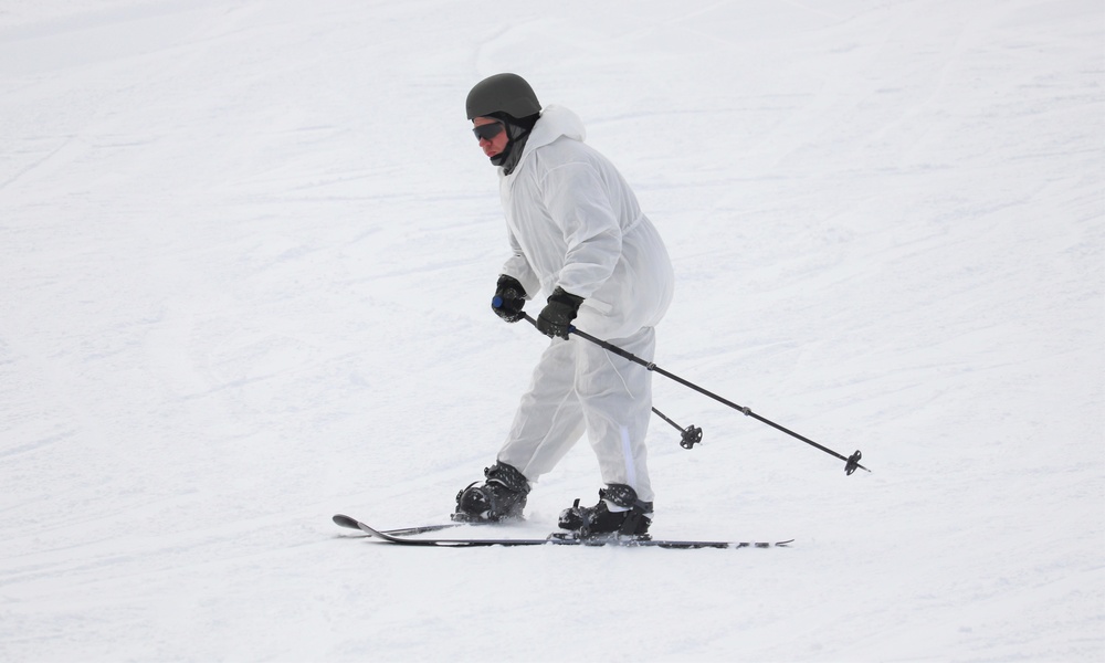 CWOC Class 19-02 students complete skiing familiarization while training at Fort McCoy