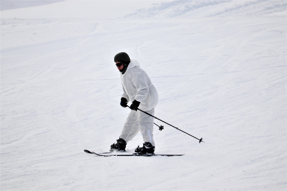 CWOC Class 19-02 students complete skiing familiarization while training at Fort McCoy