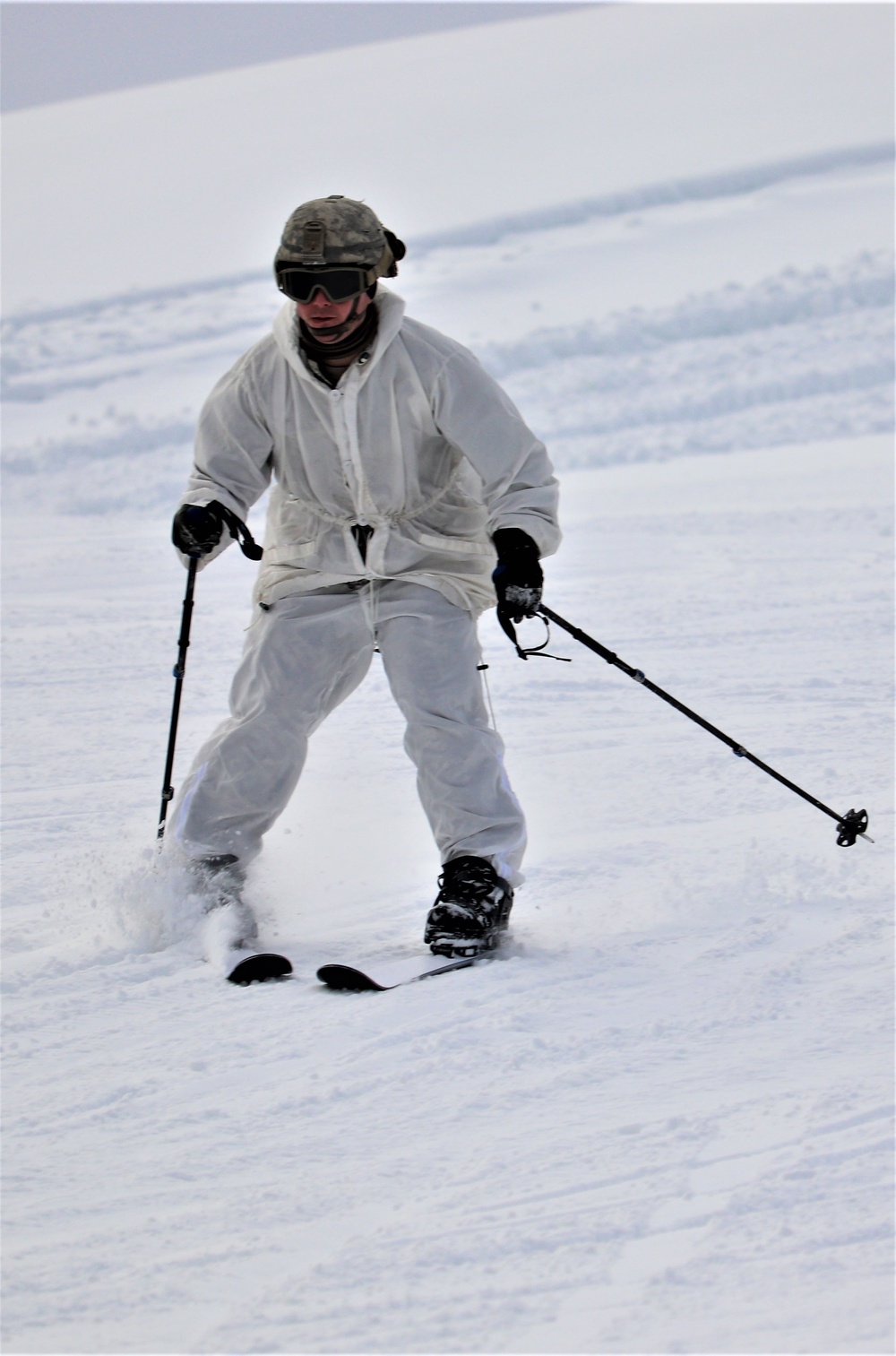 CWOC Class 19-02 students complete skiing familiarization while training at Fort McCoy