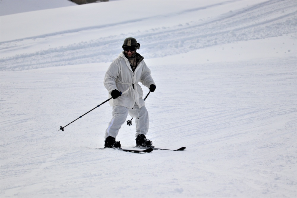 CWOC Class 19-02 students complete skiing familiarization while training at Fort McCoy