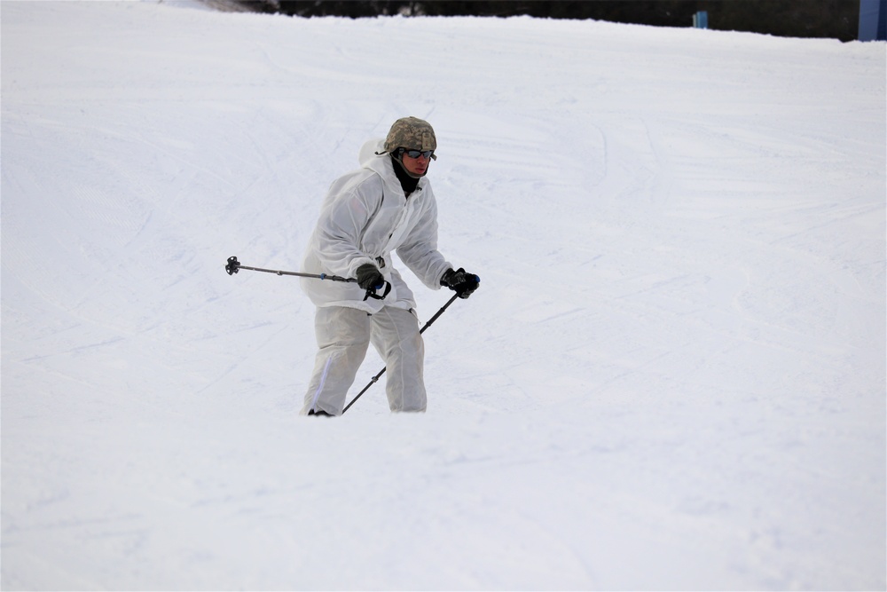 CWOC Class 19-02 students complete skiing familiarization while training at Fort McCoy