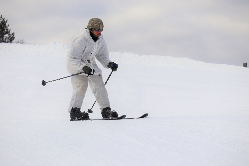 CWOC Class 19-02 students complete skiing familiarization while training at Fort McCoy