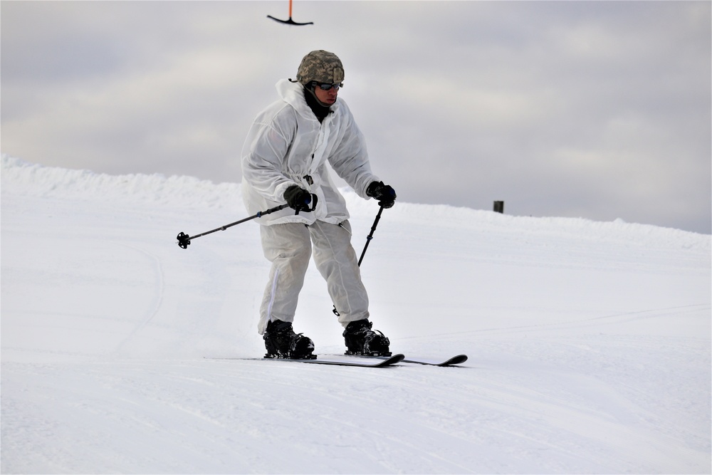 CWOC Class 19-02 students complete skiing familiarization while training at Fort McCoy