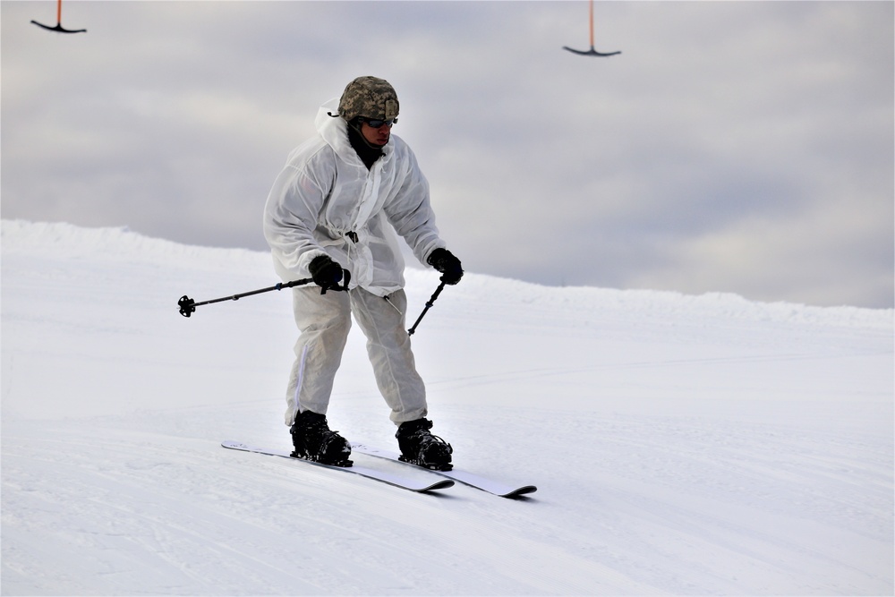 CWOC Class 19-02 students complete skiing familiarization while training at Fort McCoy