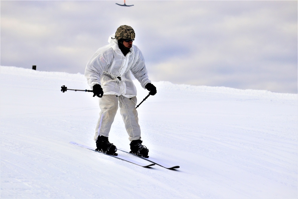 CWOC Class 19-02 students complete skiing familiarization while training at Fort McCoy