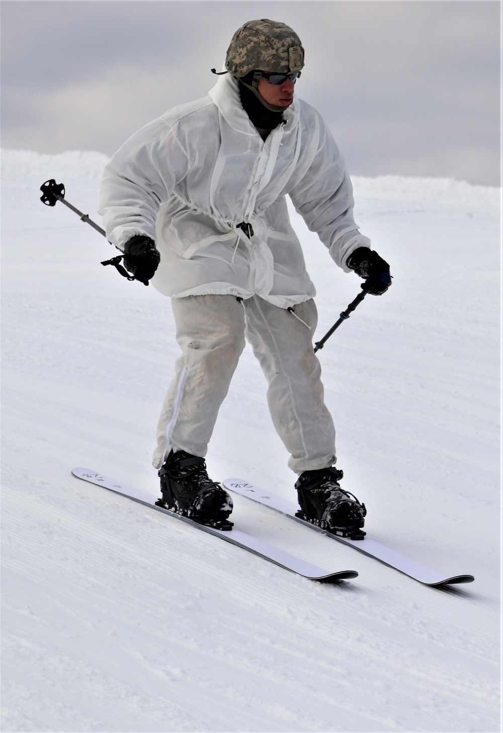 CWOC Class 19-02 students complete skiing familiarization while training at Fort McCoy