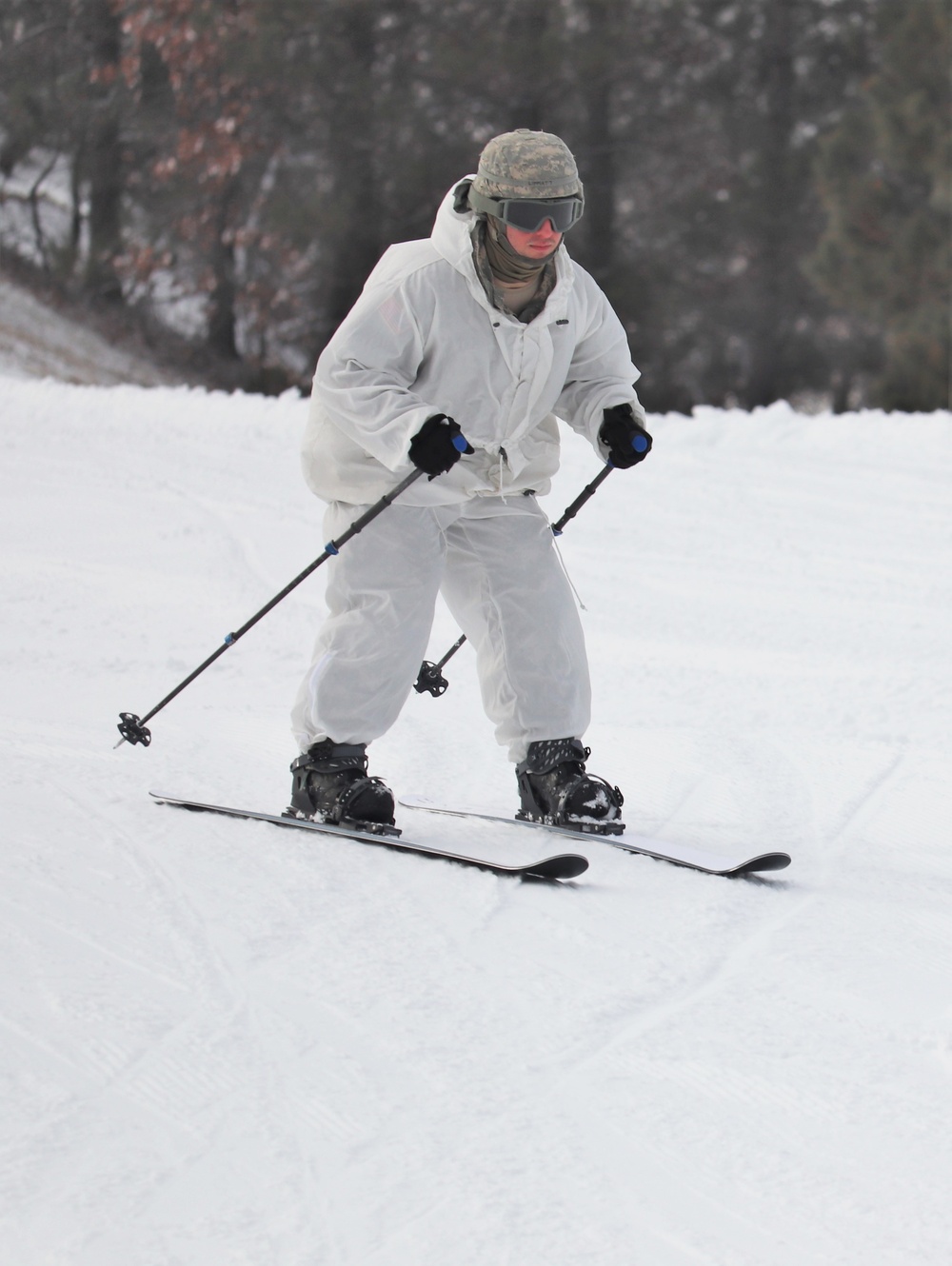 CWOC Class 19-02 students complete skiing familiarization while training at Fort McCoy