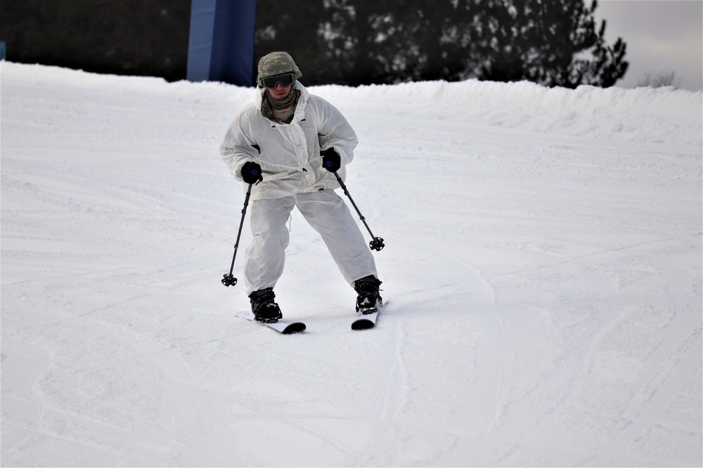 CWOC Class 19-02 students complete skiing familiarization while training at Fort McCoy