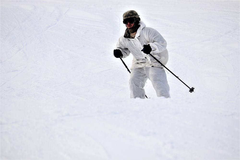 CWOC Class 19-02 students complete skiing familiarization while training at Fort McCoy