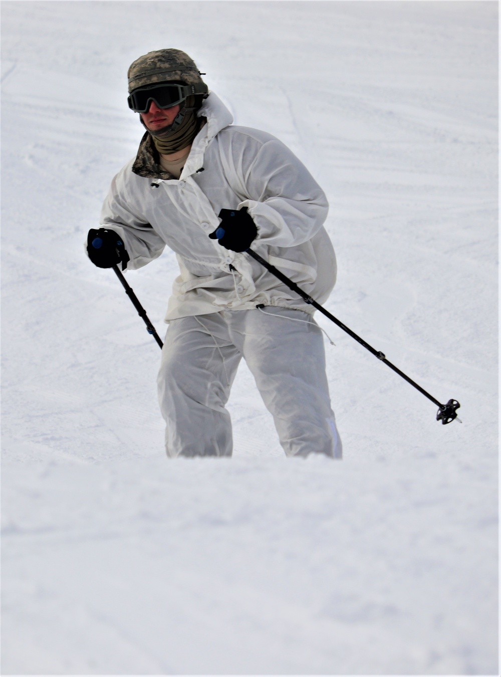 CWOC Class 19-02 students complete skiing familiarization while training at Fort McCoy