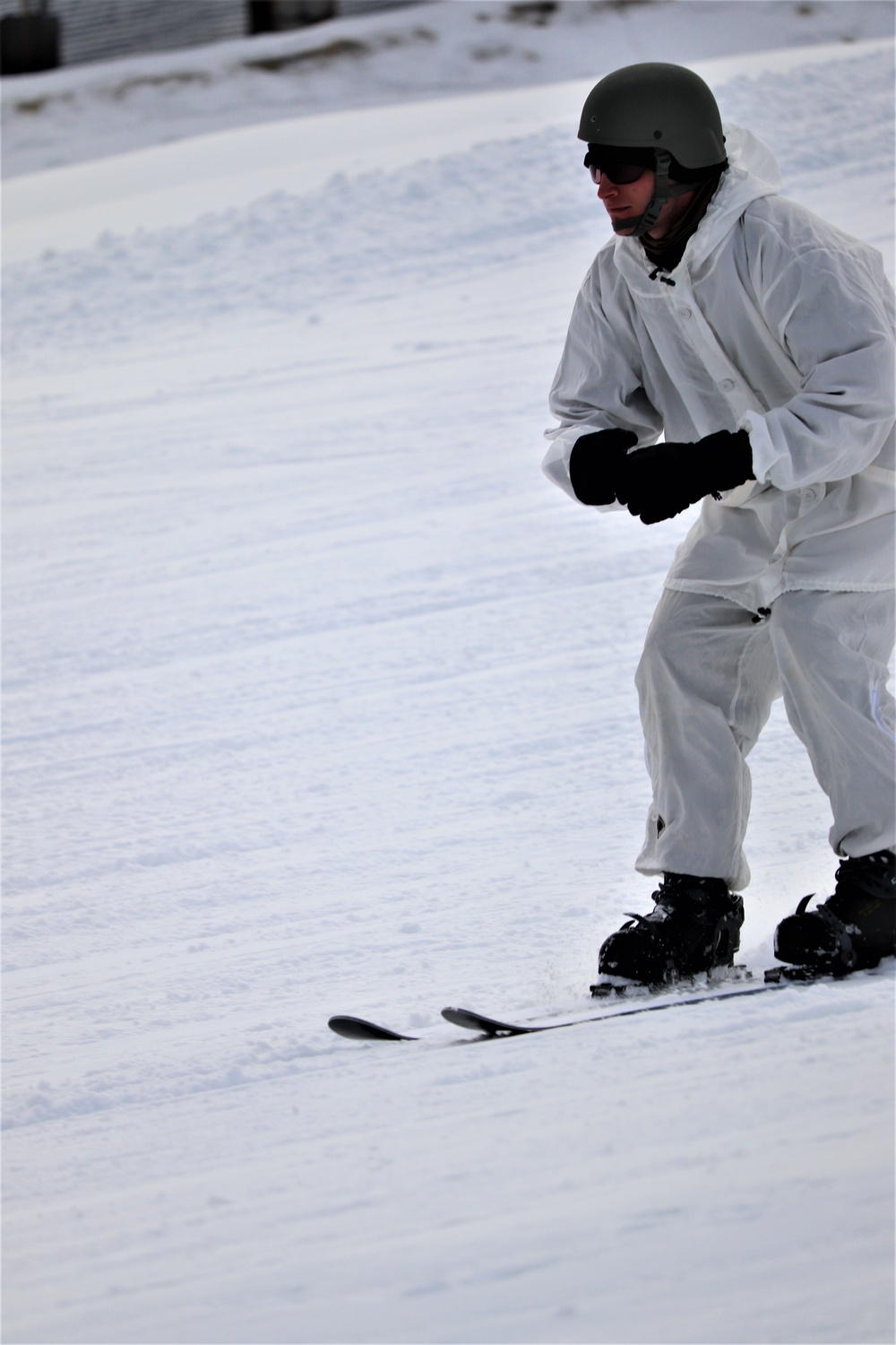 CWOC Class 19-02 students complete skiing familiarization while training at Fort McCoy