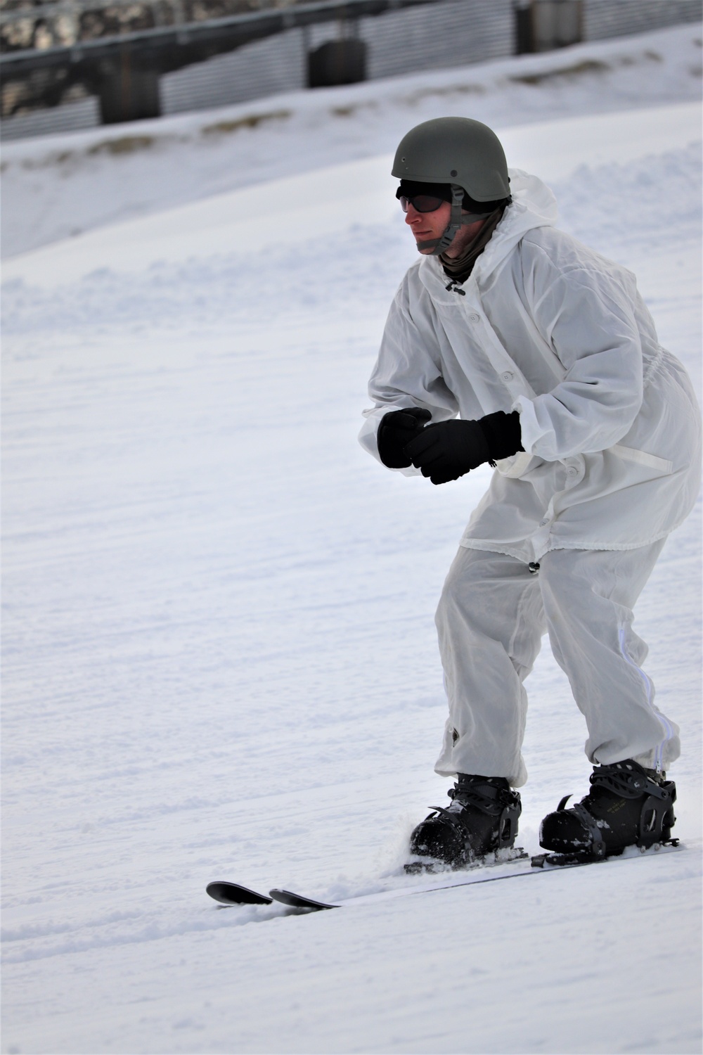 CWOC Class 19-02 students complete skiing familiarization while training at Fort McCoy