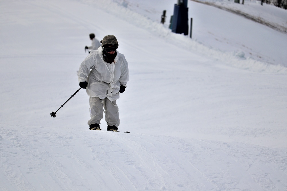 CWOC Class 19-02 students complete skiing familiarization while training at Fort McCoy