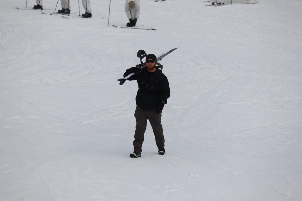 CWOC Class 19-02 students complete skiing familiarization while training at Fort McCoy