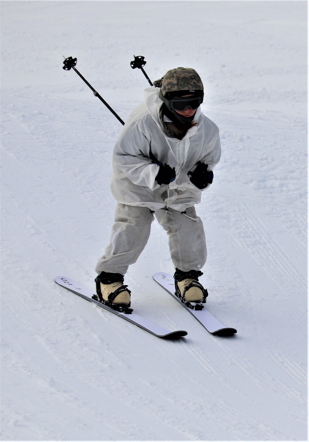 CWOC Class 19-02 students complete skiing familiarization while training at Fort McCoy