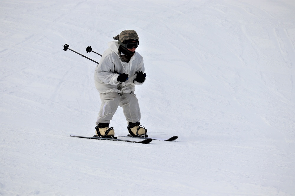 CWOC Class 19-02 students complete skiing familiarization while training at Fort McCoy