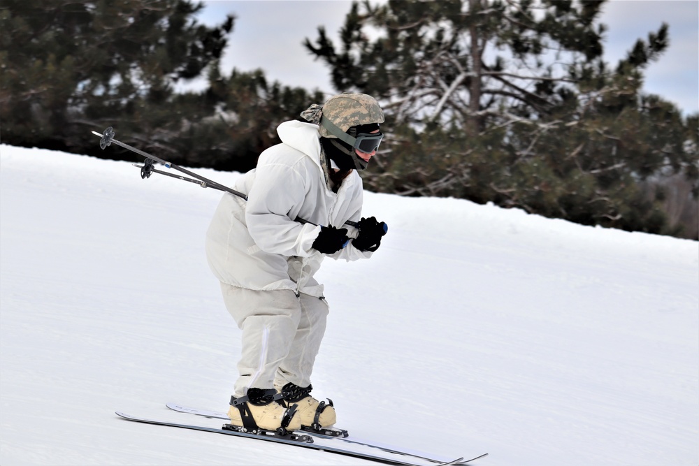 CWOC Class 19-02 students complete skiing familiarization while training at Fort McCoy