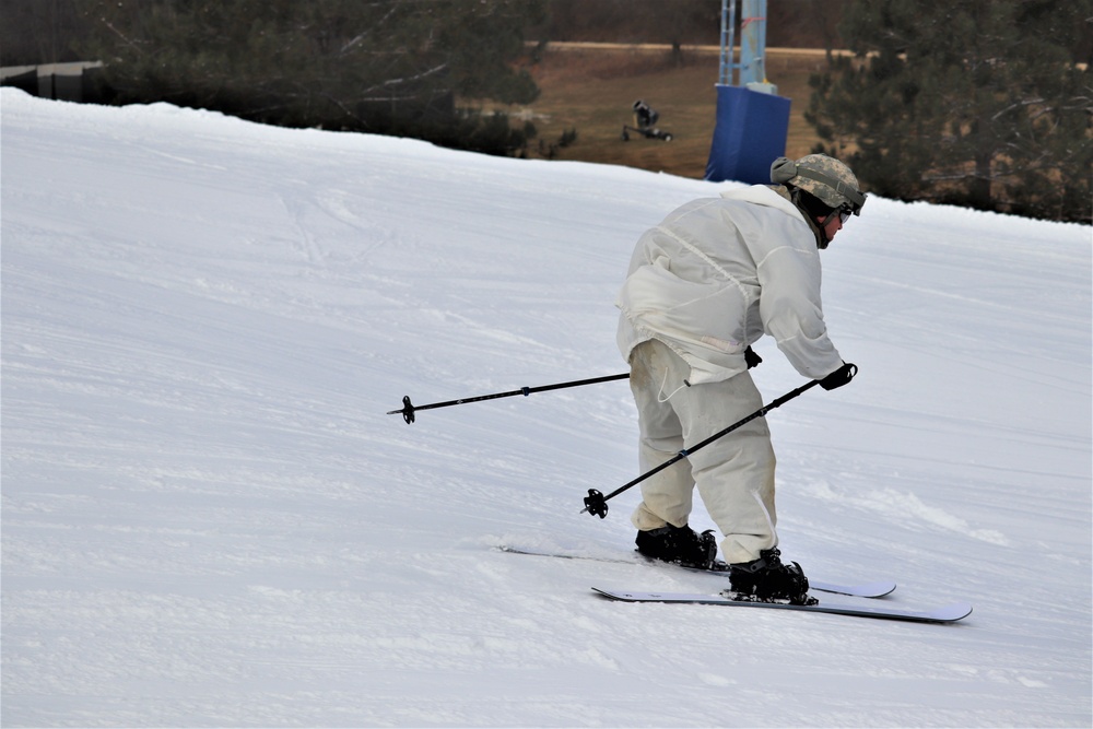 CWOC Class 19-02 students complete skiing familiarization while training at Fort McCoy