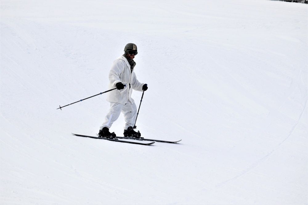 CWOC Class 19-02 students complete skiing familiarization while training at Fort McCoy